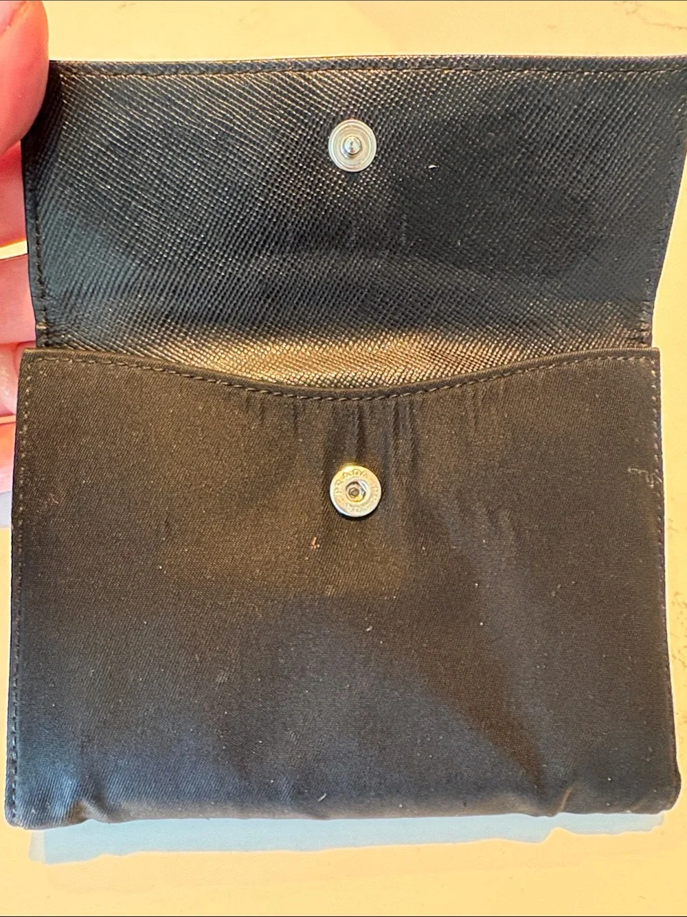 Prada classic fold